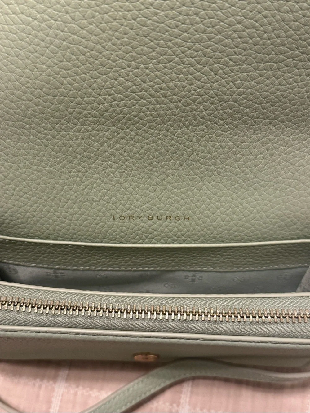 Tory Burch pebbled leather